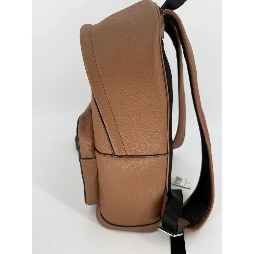 Michael Kors Malone Backpack Brown Leather Luggage Adjustable Strap NEW $268‎